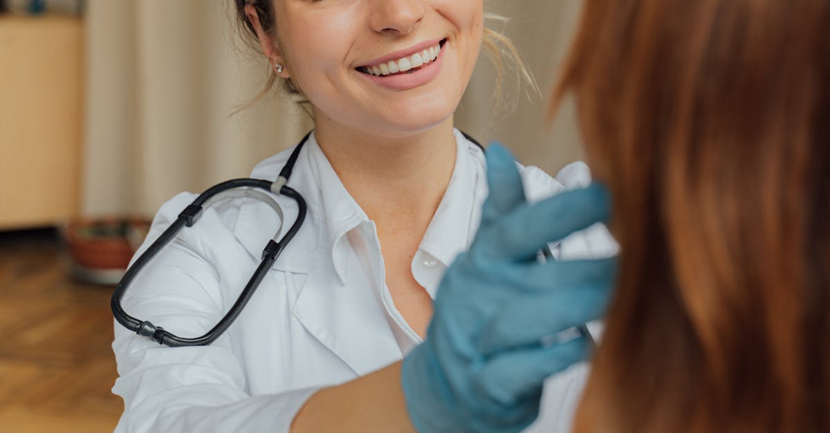 Doctor reviewing digital patient records on a tablet in a modern, well-lit clinic office, showcasing clinic efficiency.
